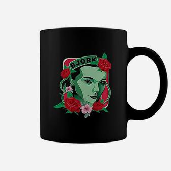 Bjork Rose Flower Coffee Mug | Crazezy UK