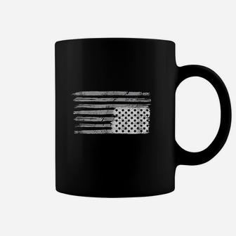 Black And White American Flag Resist Upside Down Usa Coffee Mug | Crazezy