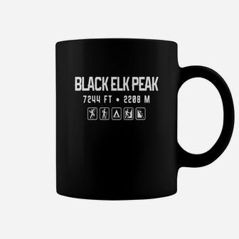 Black Elk Peak, South Dakota Mountain Shirt Custom Coffee Mug - Thegiftio UK