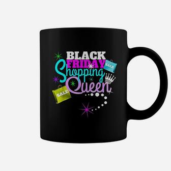 Black Friday Shopping Queen Coffee Mug | Crazezy