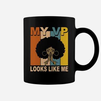 Black Girl My Vp Looks Like Me Retro Canvas Coffee Mug - Monsterry AU