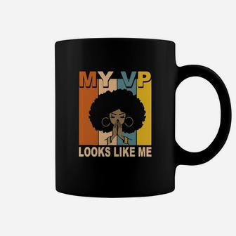 Black Girl My Vp Looks Like Me Retro Coffee Mug - Monsterry DE