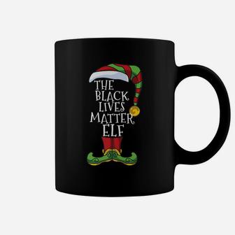 Black Lives Matter Elf Family Matching Christmas Fun Pajama Coffee Mug | Crazezy