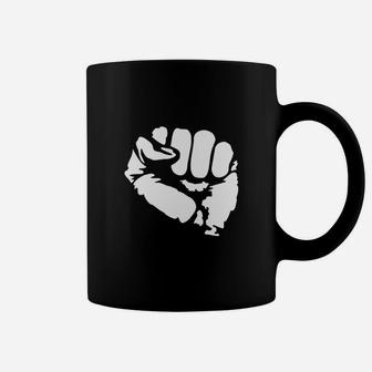 Black Power Fist Coffee Mug - Thegiftio UK