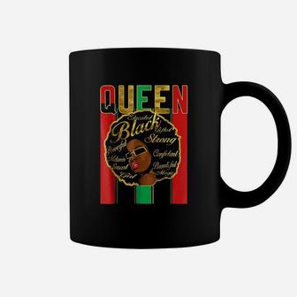 Black Woman Afro Word Art Natural Hair Coffee Mug | Crazezy UK