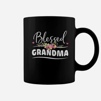 Blessed Grandma Floral Grandma Coffee Mug | Crazezy UK