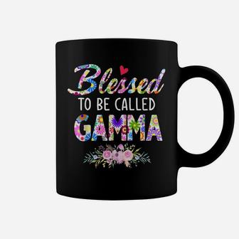 Blessed To Be Called Gamma Flower Style Coffee Mug | Crazezy DE