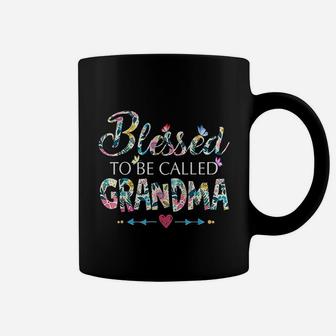 Blessed To Be Called Grandma Flower Coffee Mug | Crazezy