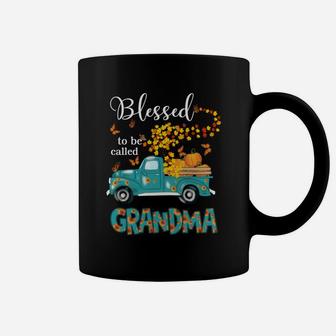Blessed To Be Called Grandma Shirt Love Flower Truck Sweatshirt Coffee Mug | Crazezy AU