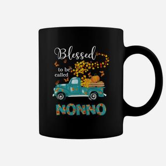 Blessed To Be Called Nonno Shirt Love Flower Truck Sweatshirt Coffee Mug | Crazezy CA