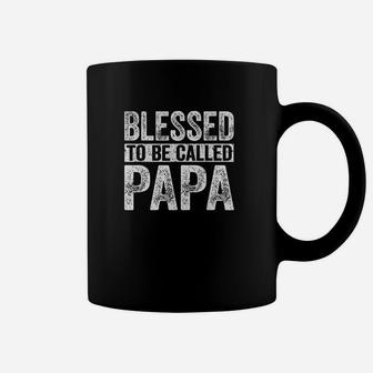 Blessed To Be Called Papa Coffee Mug | Crazezy