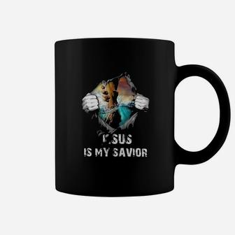 Blood In Side Me Jesus Is My Savior Coffee Mug - Monsterry