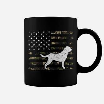 Bloodhound Dog Dad Mom Camouflage Usa Flag Coffee Mug | Crazezy