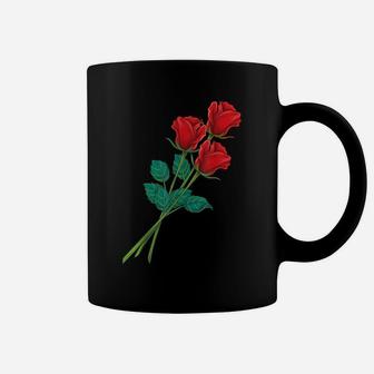 Blooming Red Rose Spring Floral Garden Flower Coffee Mug | Crazezy UK