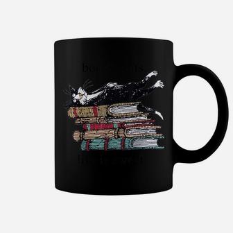 Books Cats Life Is Sweet Cat Book Lovers Reading Book Coffee Mug | Crazezy CA