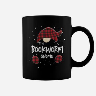 Bookworm Gnome Plaid Matching Family Christmas Pajamas Gift Coffee Mug | Crazezy AU