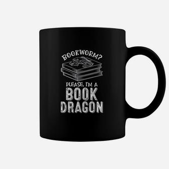 Bookworm Im A Book Dragon Great Book Lover Coffee Mug | Crazezy CA
