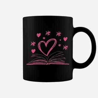 Bookworm Librarian Valentines Day Coffee Mug - Monsterry