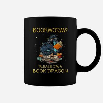 Bookworm Please I'm A Book Dragon Coffee Mug | Crazezy