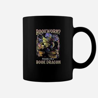 Bookworm Please Im A Book Dragon Reading Literacy Books Coffee Mug | Crazezy
