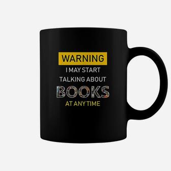 Bookworm Warning Funny Bookish Reading For Book Nerds Coffee Mug | Crazezy
