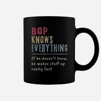 Bop Know Everything - Grandpa Gift Coffee Mug | Crazezy CA