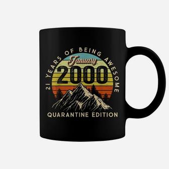 Born January 2000 Birthday Gift Made In 2000 21 Years Old Coffee Mug | Crazezy CA