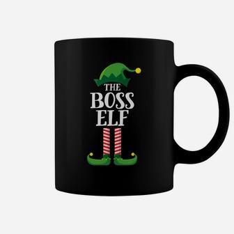 Boss Elf Matching Family Group Christmas Party Pajama Coffee Mug | Crazezy CA