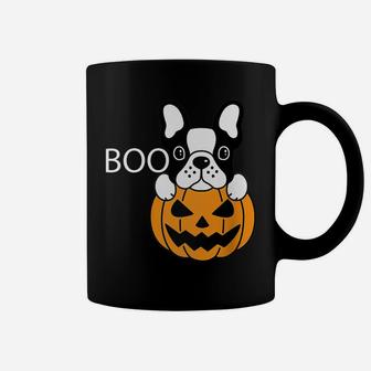 Boston Terrier Pumpkin Raglan Baseball Tee Coffee Mug | Crazezy UK