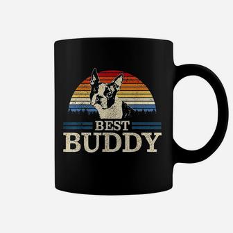 Boston Terrier Vintage Best Buddy Funny Dog Lover Gift Coffee Mug | Crazezy UK