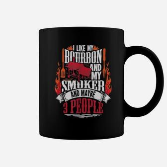 Bourbon Bbq For A Whiskey Loving Grill Chef Coffee Mug - Monsterry CA