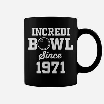 Bowling Gift For 49 Year Old Bowler 1971 49Th Birthday Coffee Mug | Crazezy