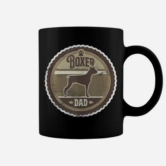 Boxer Dad - Boxer Dog Silhouette Coffee Mug | Crazezy UK