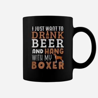 Boxer Dad T Shirt Funny Father's Day Dog Lover Gift Beer Coffee Mug | Crazezy DE