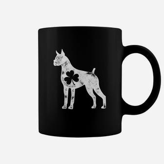 Boxer St Patricks Day Women Men Shamrock Dog Lover Gifts Coffee Mug | Crazezy