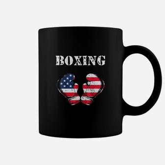 Boxing Gloves American Flag 4th Of July Shirt Coffee Mug - Thegiftio UK
