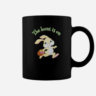 Boy Easter Egg Hunt The Hunt Is On Easter Bunny Coffee Mug - Thegiftio UK