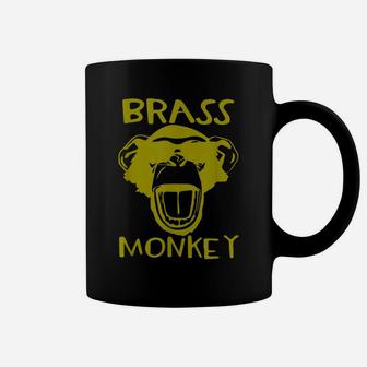 Brass Monkey - Funny Coffee Mug | Crazezy