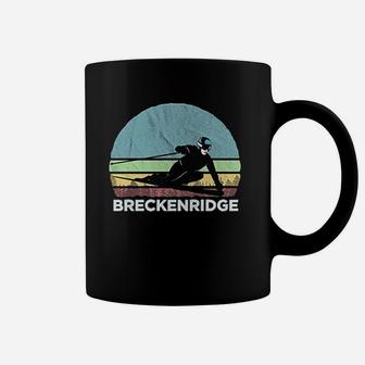 Breckenridge Ski Illustration Retro Vintage Breckenridge Coffee Mug | Crazezy AU