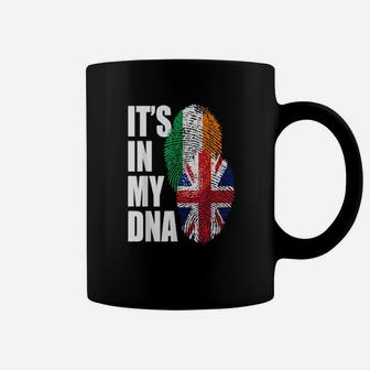 British And Irish Mix Dna Flag Heritage Coffee Mug - Monsterry AU