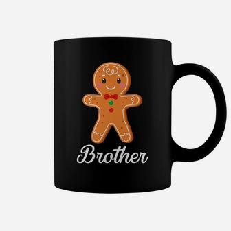 Brother Matching Family Gingerbread Christmas Pajamas Gift Coffee Mug | Crazezy