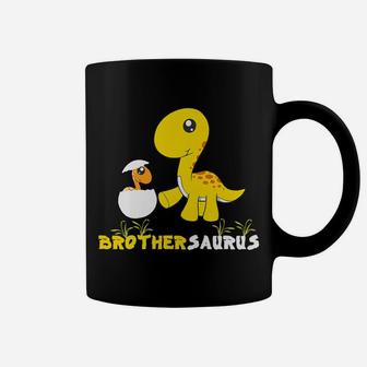 Brothersaurus Shirt Cute Brother Dinosaur Matching Family Coffee Mug | Crazezy