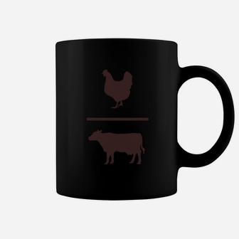 Brown Chicken Brown Cow T-shirt Coffee Mug - Thegiftio UK