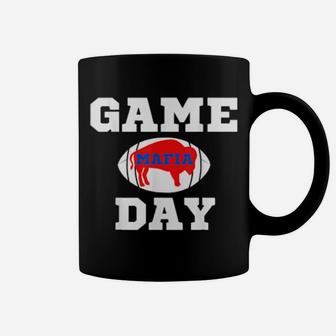 Buffalo Football Ny Vintage Sports Team Mafia Game Day Red Coffee Mug - Monsterry CA