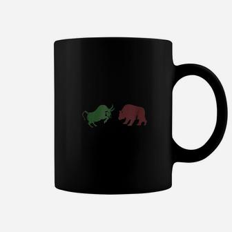 Bull And Bear Stock Market Coffee Mug - Thegiftio UK