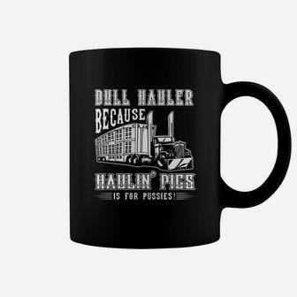 Bull Hauler Hauling Pigs Funny T Shirt Coffee Mug - Thegiftio UK