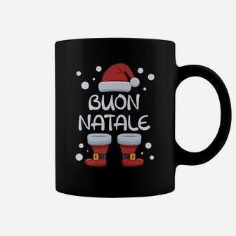 Buon Natale Italian Christmas Santa Merry Xmas Italy Coffee Mug | Crazezy CA