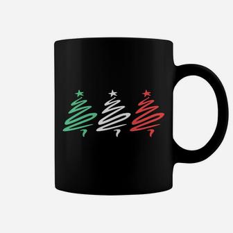 Buon Natale - Merry Christmas Italian Flag Trees Coffee Mug | Crazezy CA