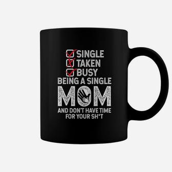 Busy Being A Single Mom Coffee Mug | Crazezy