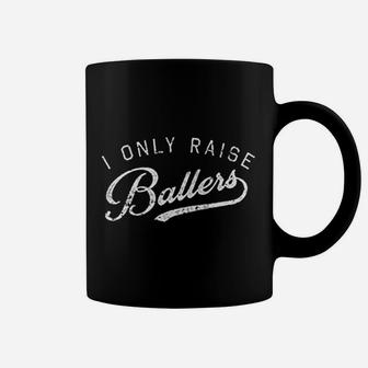 Busy Raising Ballers I Only Raise Ballers Letter Print Coffee Mug - Thegiftio UK